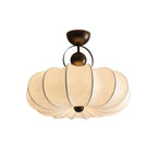 Yunshui Pétale Tissu Bronze Suspension Lumière - Neutralighting