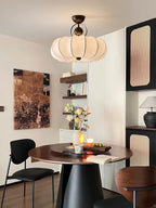 Yunshui Pétale Tissu Bronze Suspension Lumière - Neutralighting