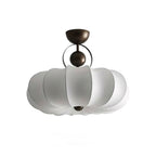 Yunshui Pétale Tissu Bronze Suspension Lumière - Neutralighting