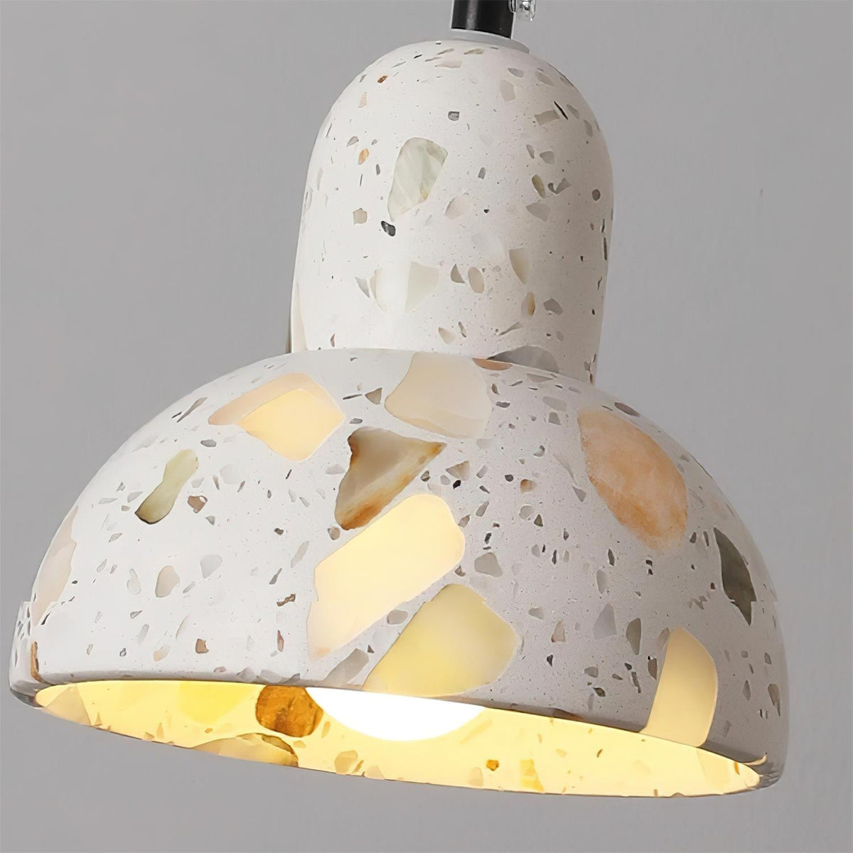 Lunette Suspension Terrazzo Sculptural Lumineuse - Neutralighting