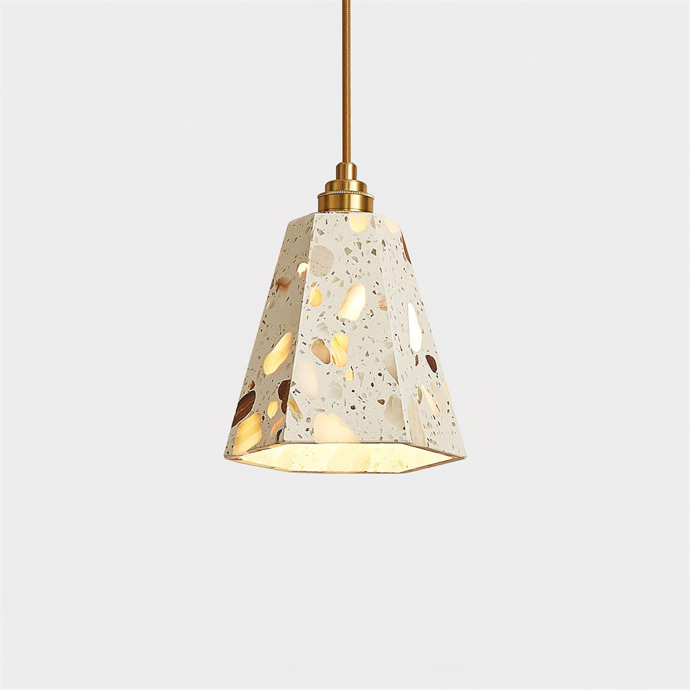 Lunette Suspension Terrazzo Sculptural Lumineuse - Neutralighting