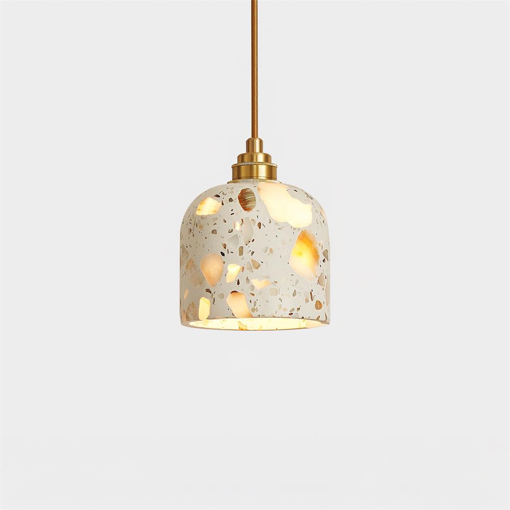 Lunette Suspension Terrazzo Sculptural Lumineuse - Neutralighting