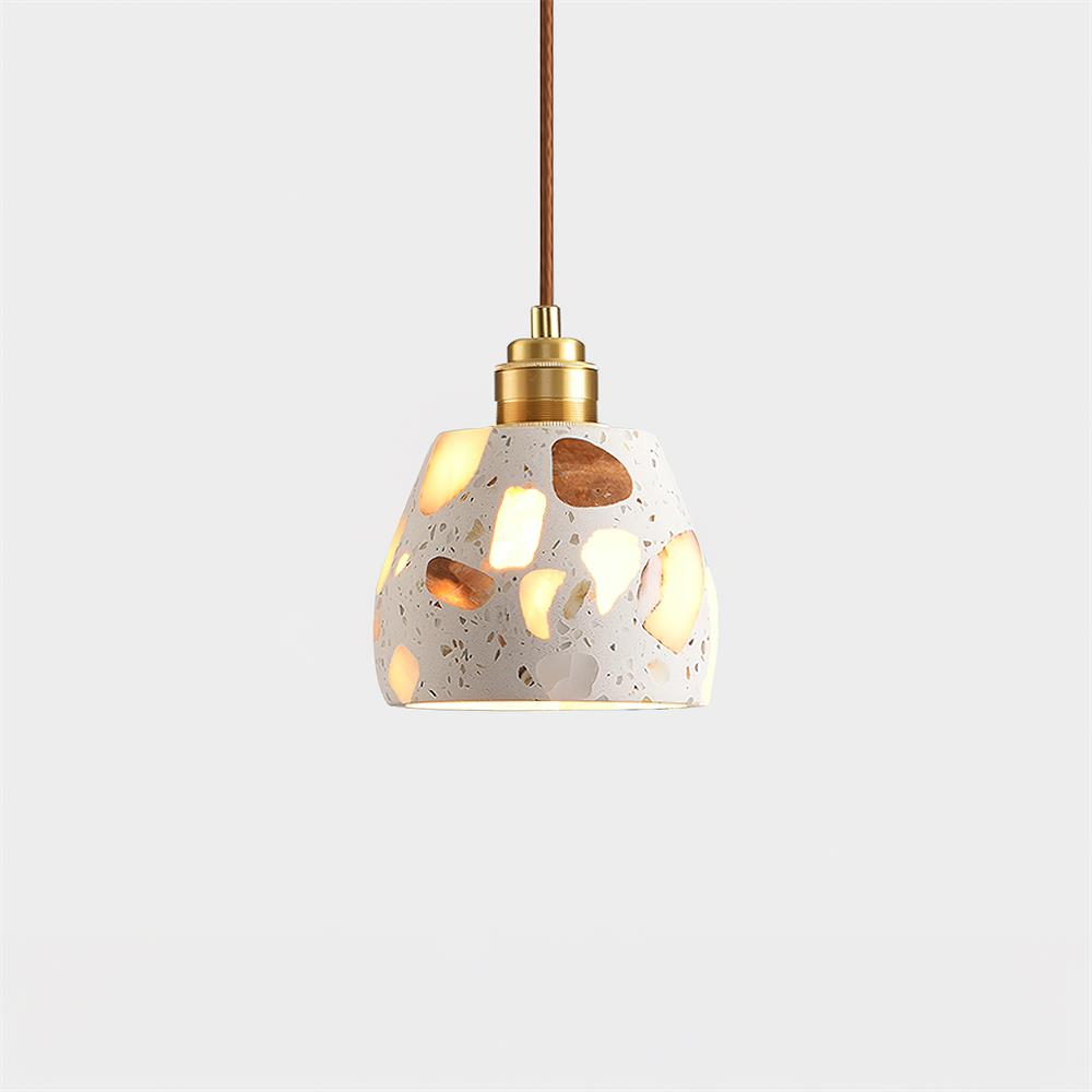 Lunette Suspension Terrazzo Sculptural Lumineuse - Neutralighting