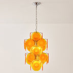 Luniva Lampe Pendante Groupes de Verre Rosé - Neutralighting