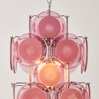 Luniva Lampe Pendante Groupes de Verre Rosé - Neutralighting