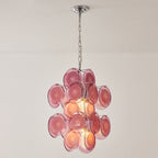 Luniva Lampe Pendante Groupes de Verre Rosé - Neutralighting