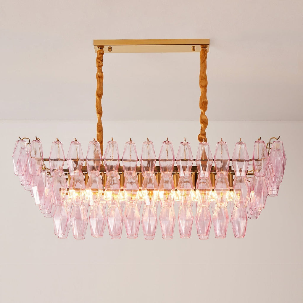Lunvara Lustre Cascade de Prismes Moderne - Neutralighting