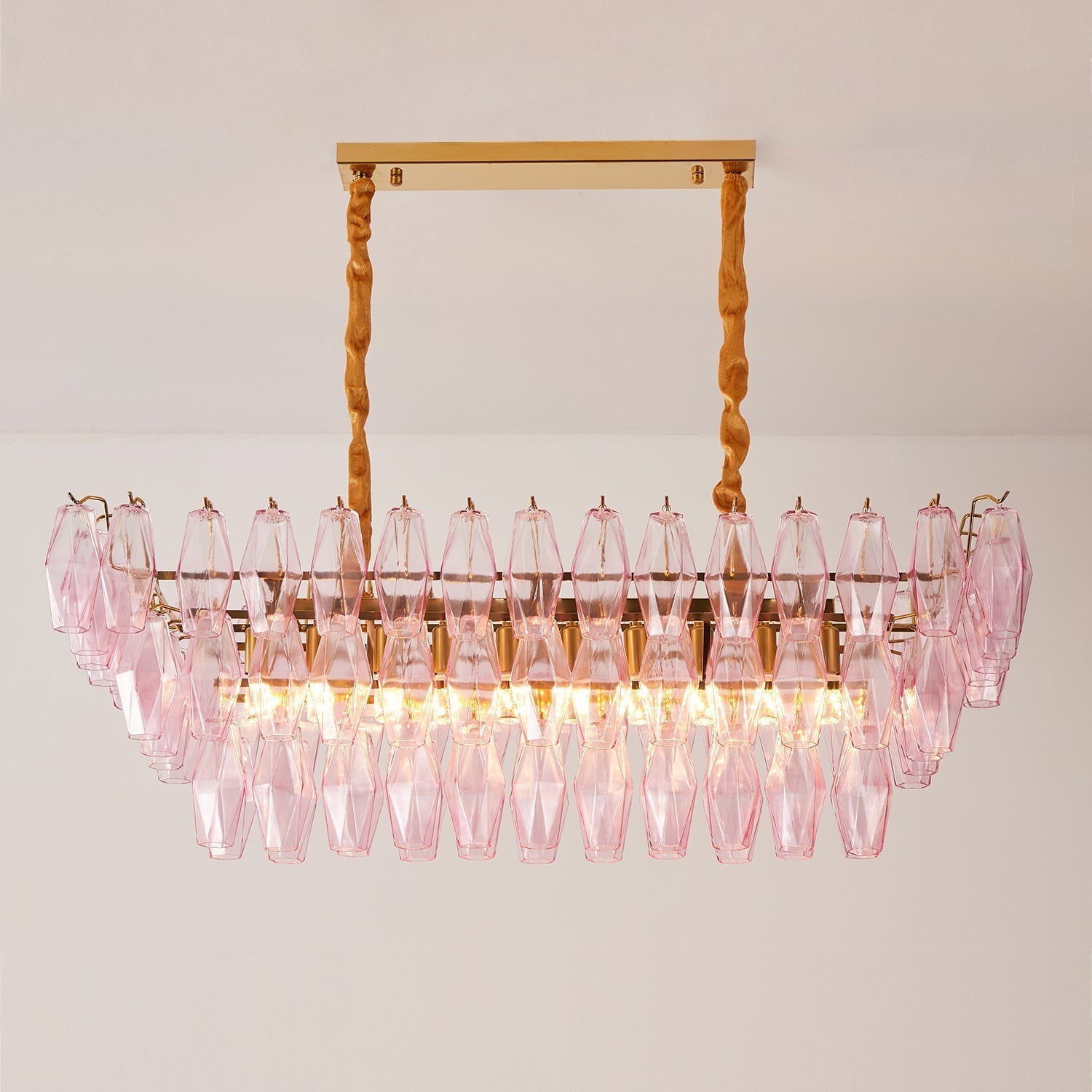 Lunvara Lustre Cascade de Prismes Moderne - Neutralighting