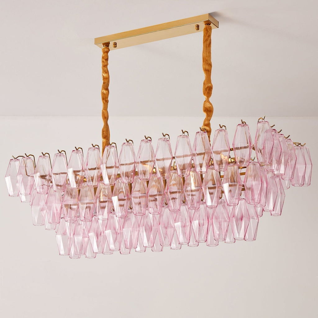 Lunvara Lustre Cascade de Prismes Moderne - Neutralighting
