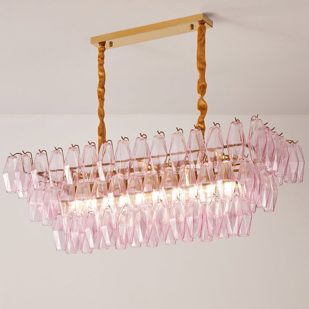 Lunvara Lustre Cascade de Prismes Moderne - Neutralighting