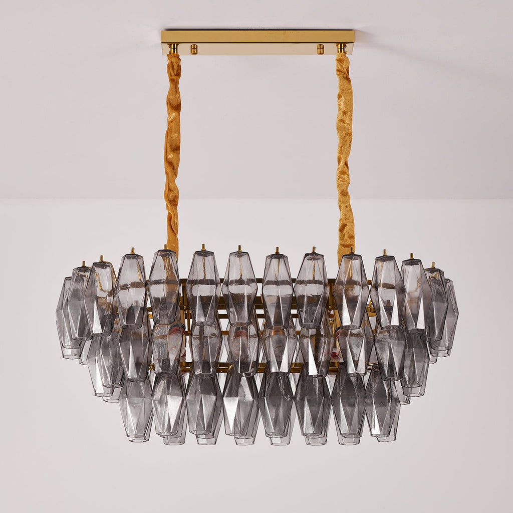 Lunvara Lustre Cascade de Prismes Moderne - Neutralighting