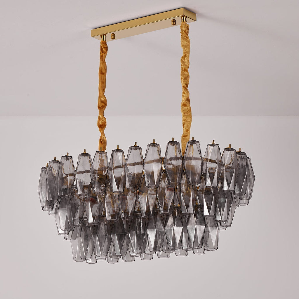Lunvara Lustre Cascade de Prismes Moderne - Neutralighting