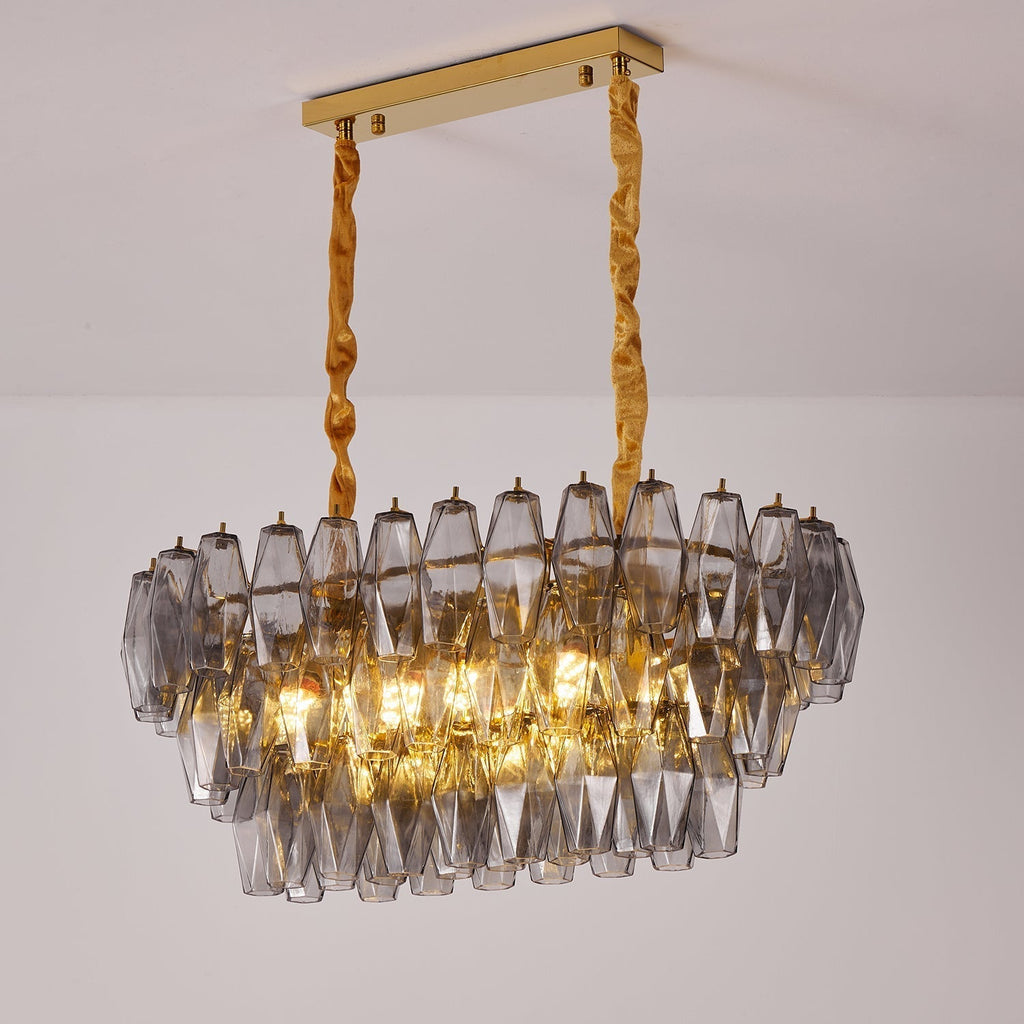 Lunvara Lustre Cascade de Prismes Moderne - Neutralighting