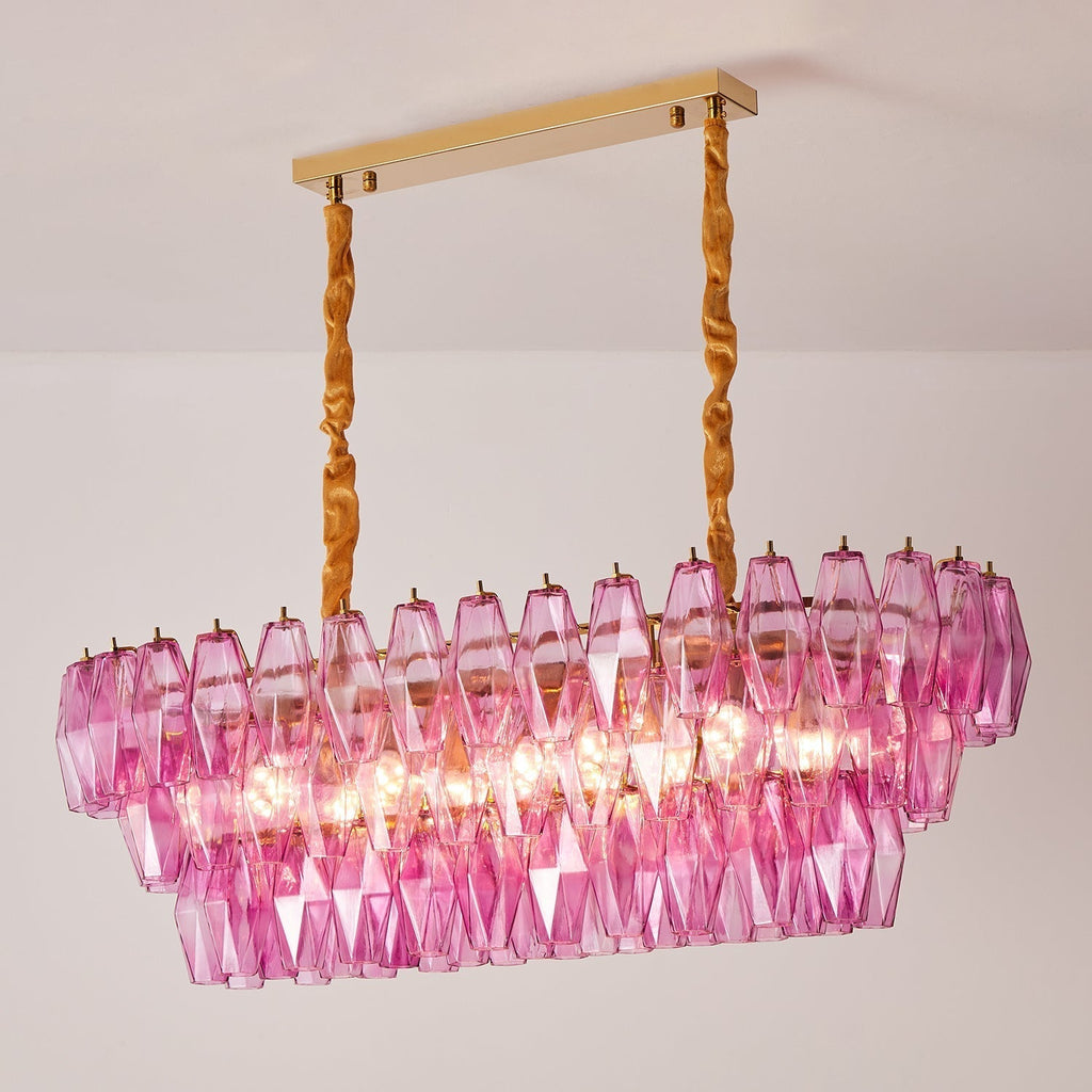 Lunvara Lustre Cascade de Prismes Moderne - Neutralighting