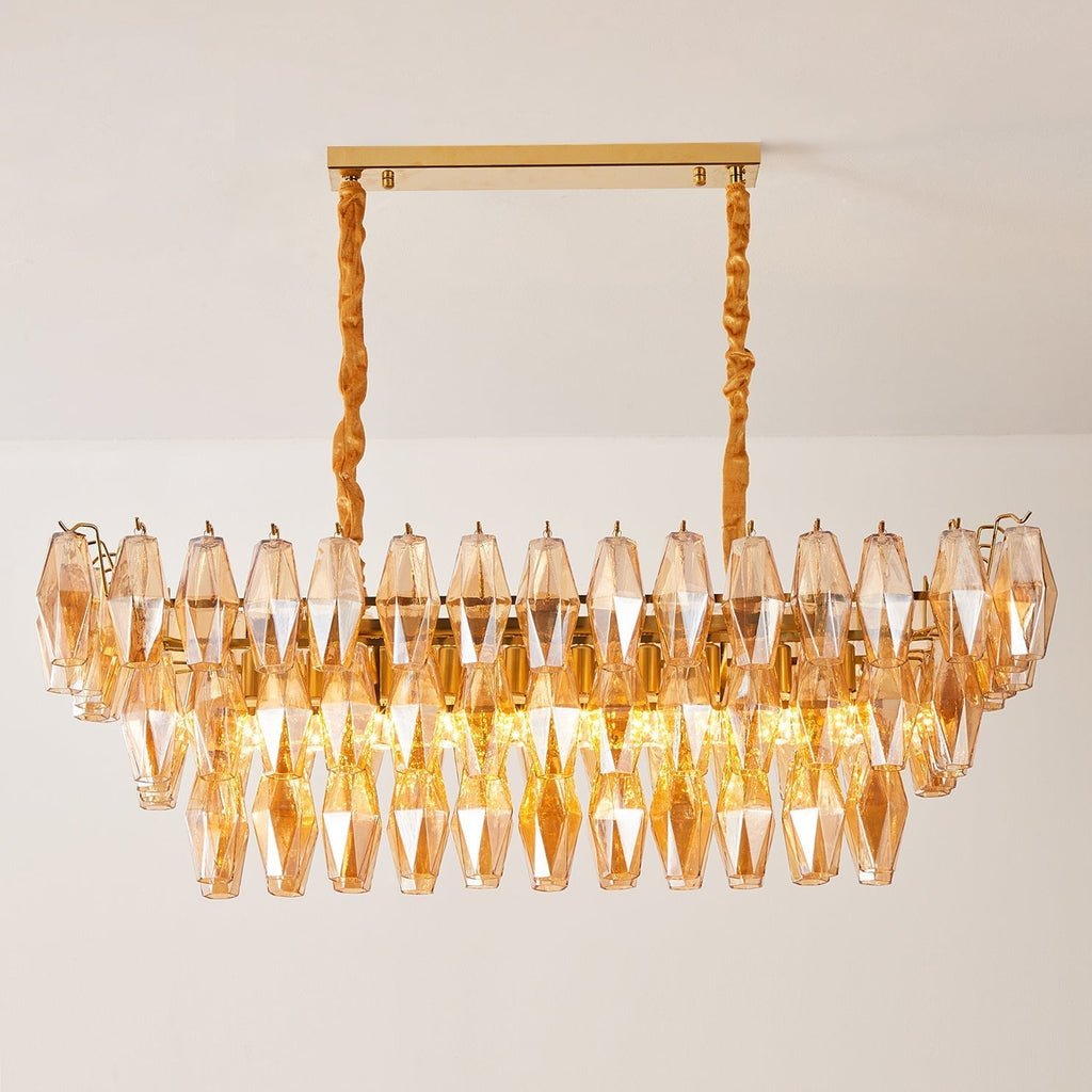 Lunvara Lustre Cascade de Prismes Moderne - Neutralighting