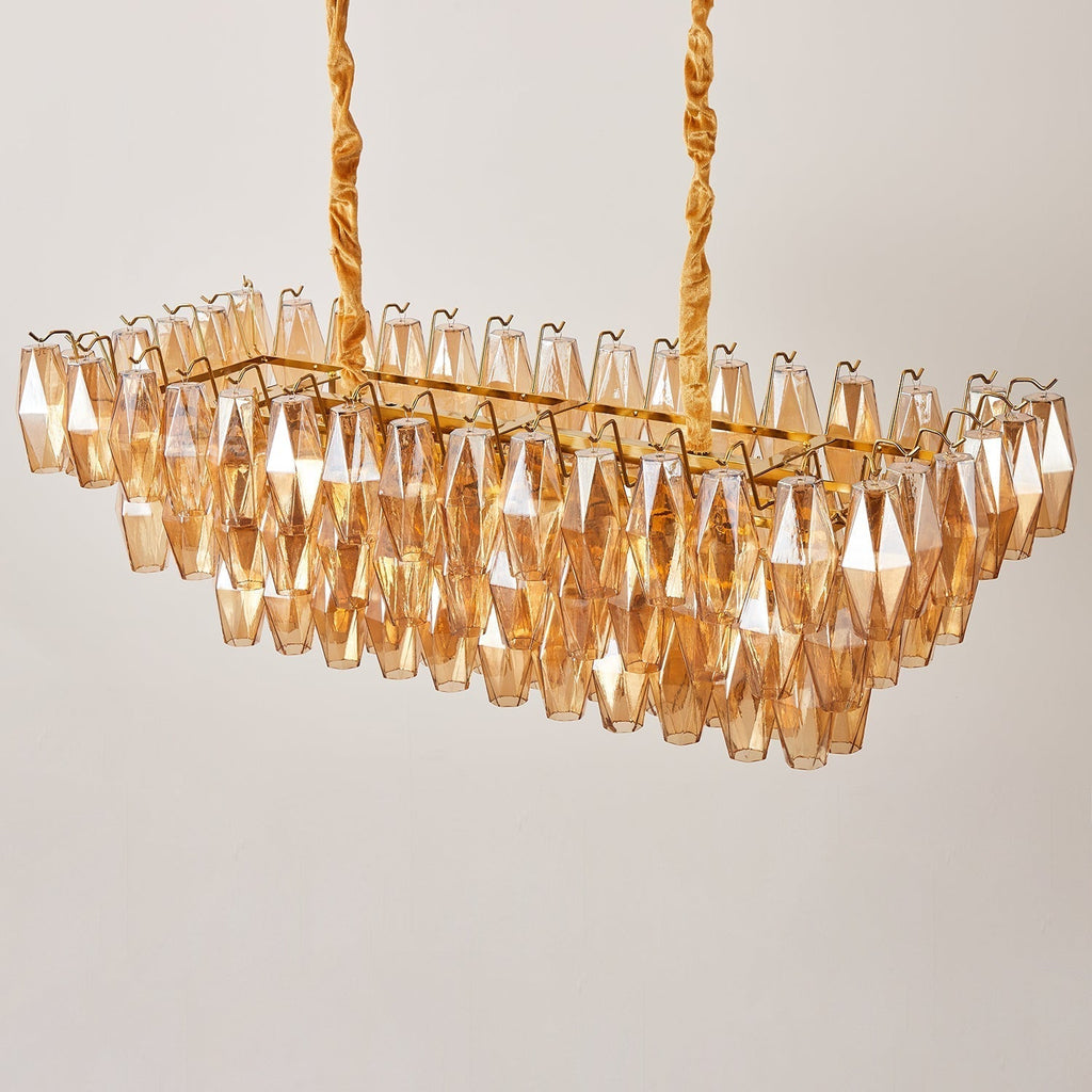 Lunvara Lustre Cascade de Prismes Moderne - Neutralighting