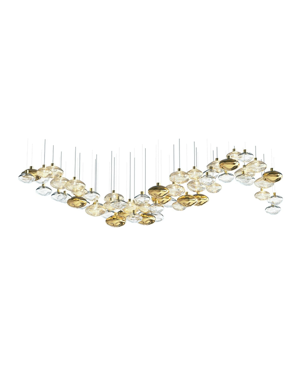 Elmarel Chandelier Cristal Flottant Escalier - Neutralighting