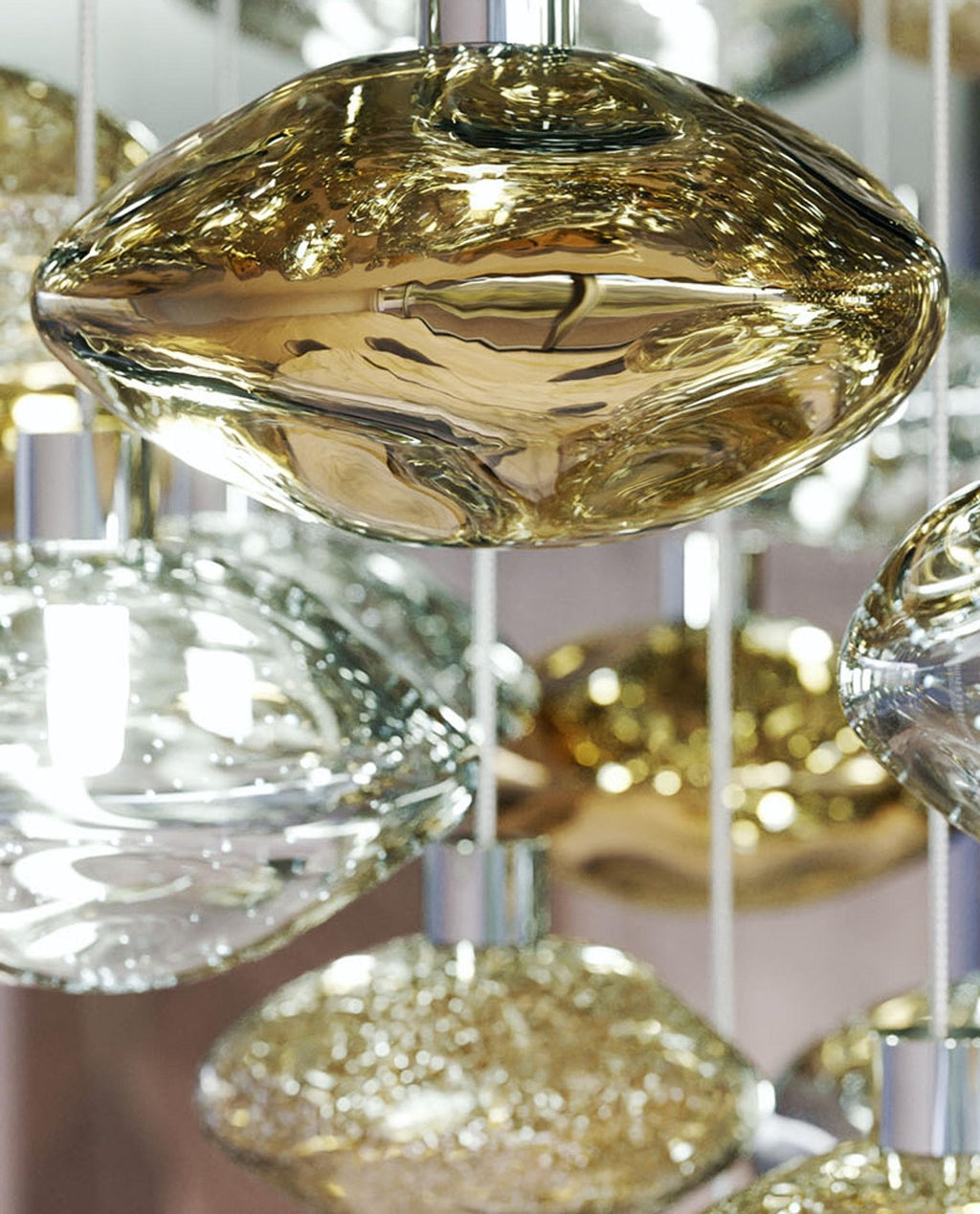 Elmarel Chandelier Cristal Flottant Escalier - Neutralighting