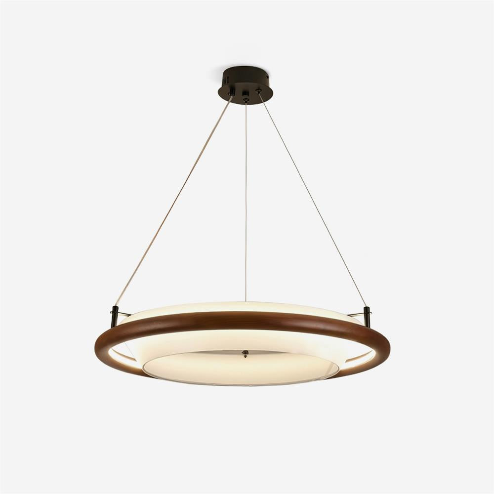 Breno Lustre Anneau en Bois Minimaliste - Neutralighting