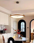 Breno Lustre Anneau en Bois Minimaliste - Neutralighting