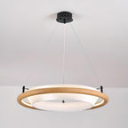 Breno Lustre Anneau en Bois Minimaliste - Neutralighting