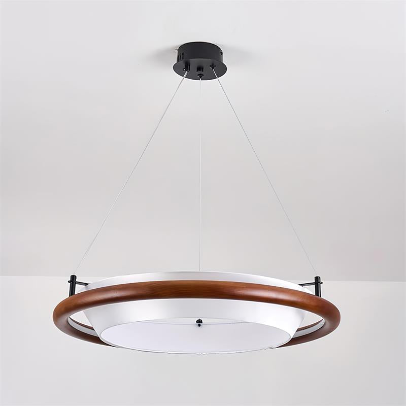 Breno Lustre Anneau en Bois Minimaliste - Neutralighting