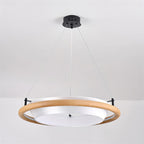 Breno Lustre Anneau en Bois Minimaliste - Neutralighting