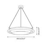 Breno Lustre Anneau en Bois Minimaliste - Neutralighting