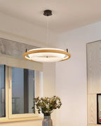 Breno Lustre Anneau en Bois Minimaliste - Neutralighting