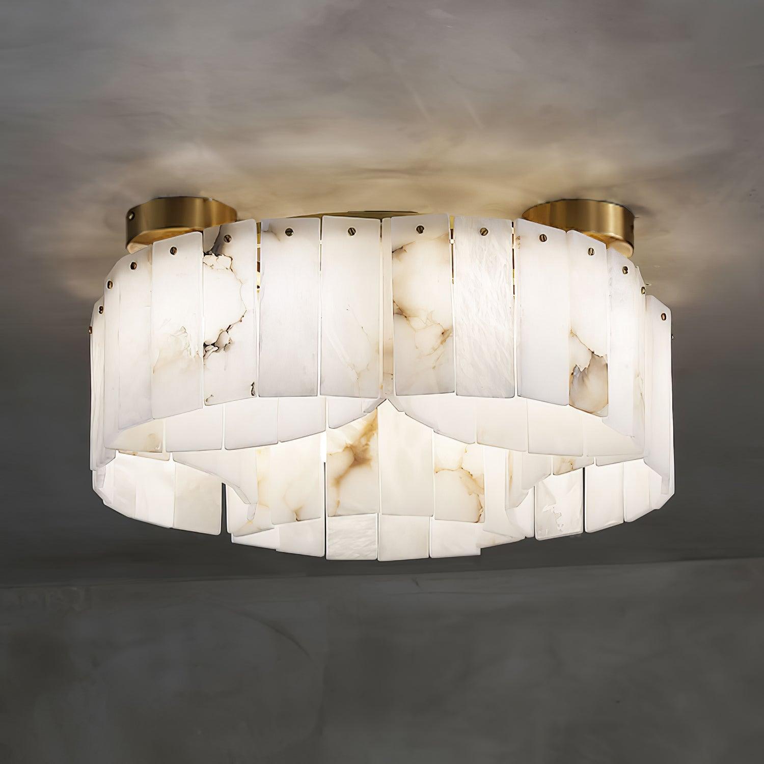 Selene Plafonnier Moderne en Albâtre - Neutralighting