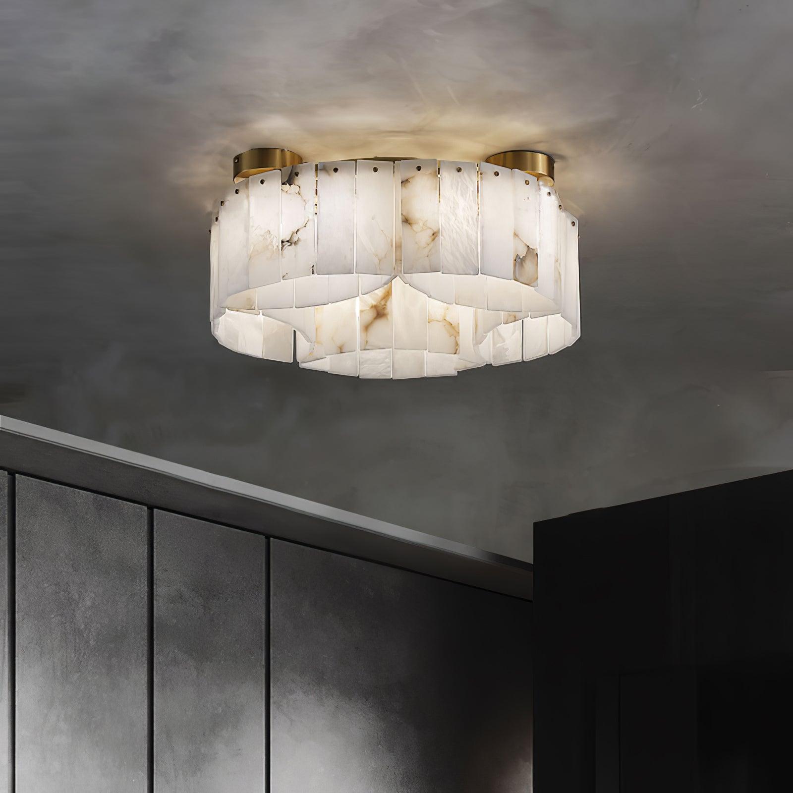 Selene Plafonnier Moderne en Albâtre - Neutralighting