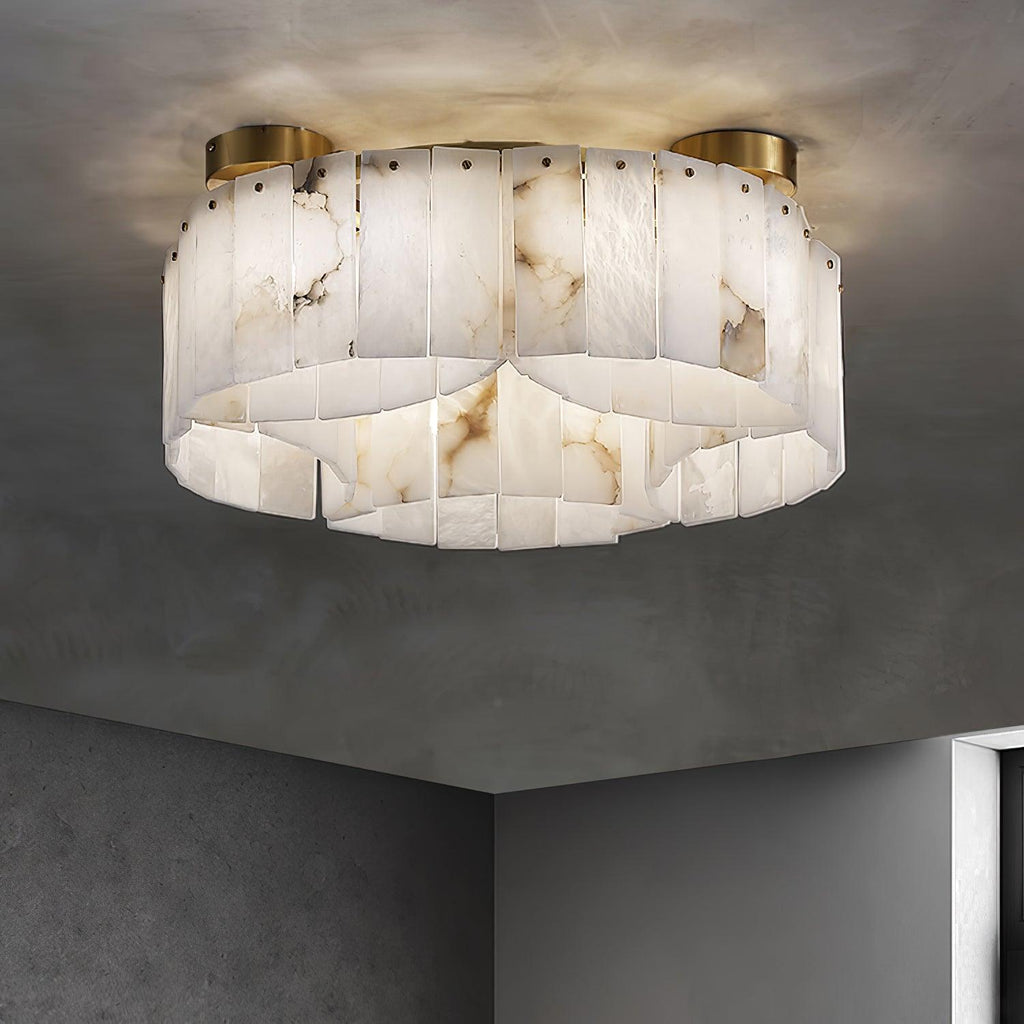 Selene Plafonnier Moderne en Albâtre - Neutralighting