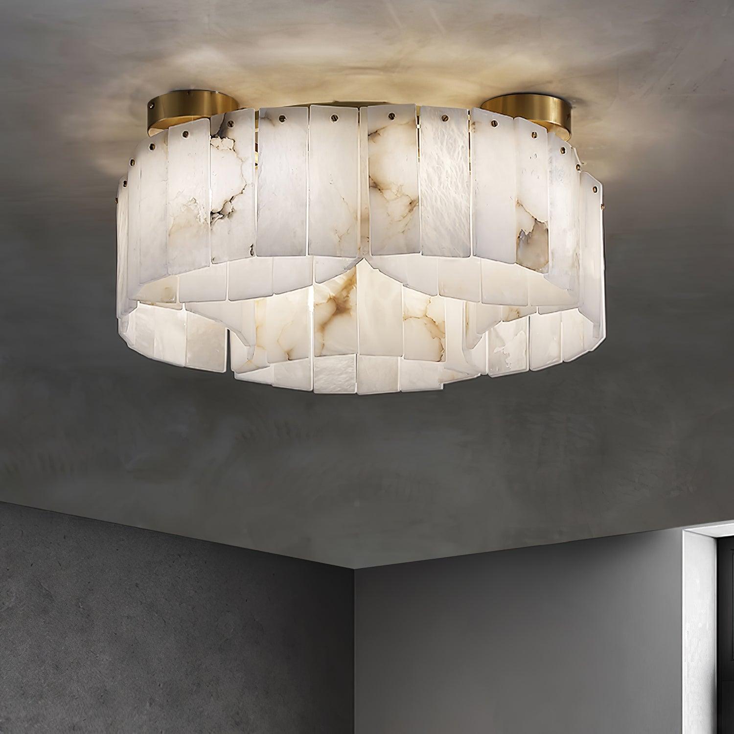 Selene Plafonnier Moderne en Albâtre - Neutralighting