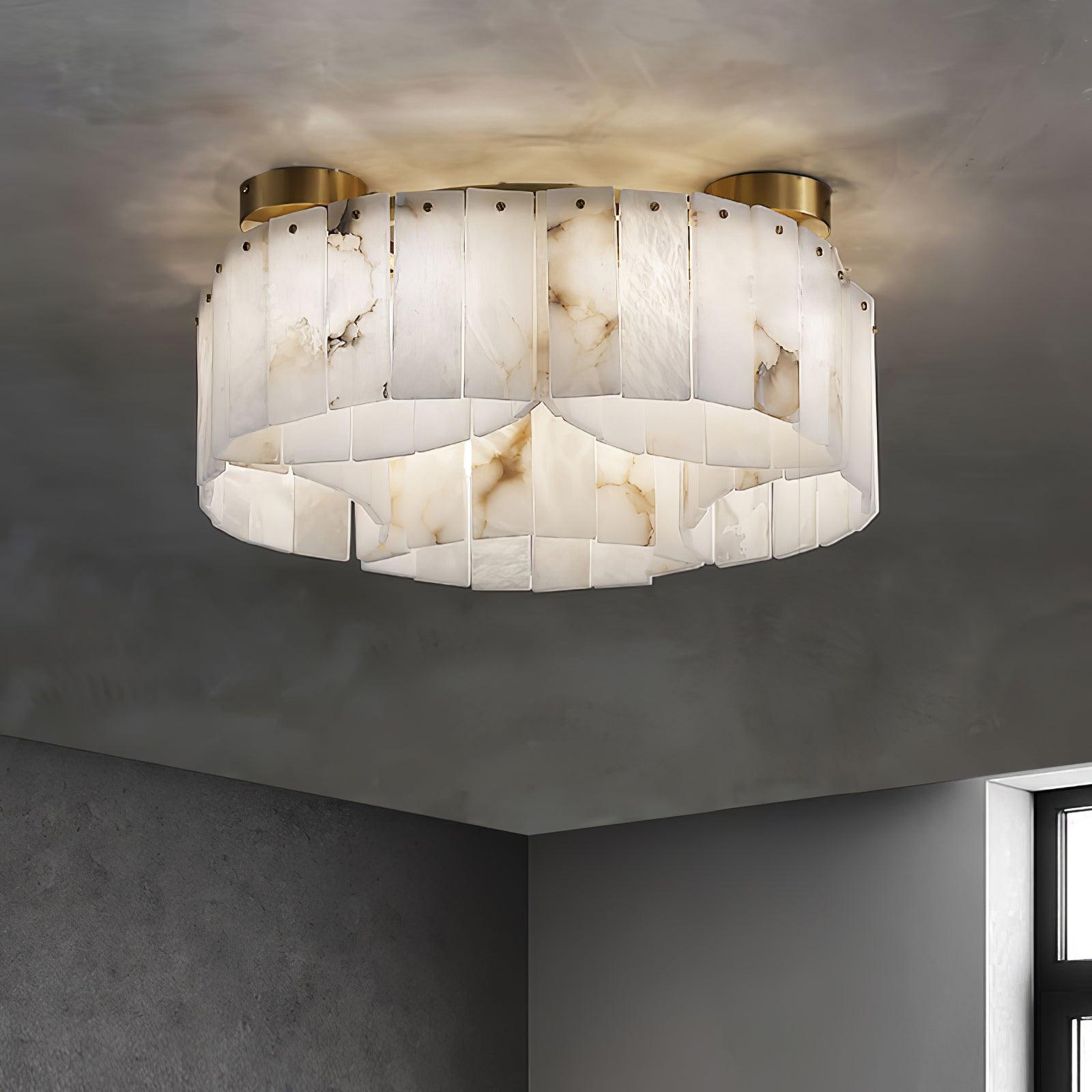 Selene Plafonnier Moderne en Albâtre - Neutralighting