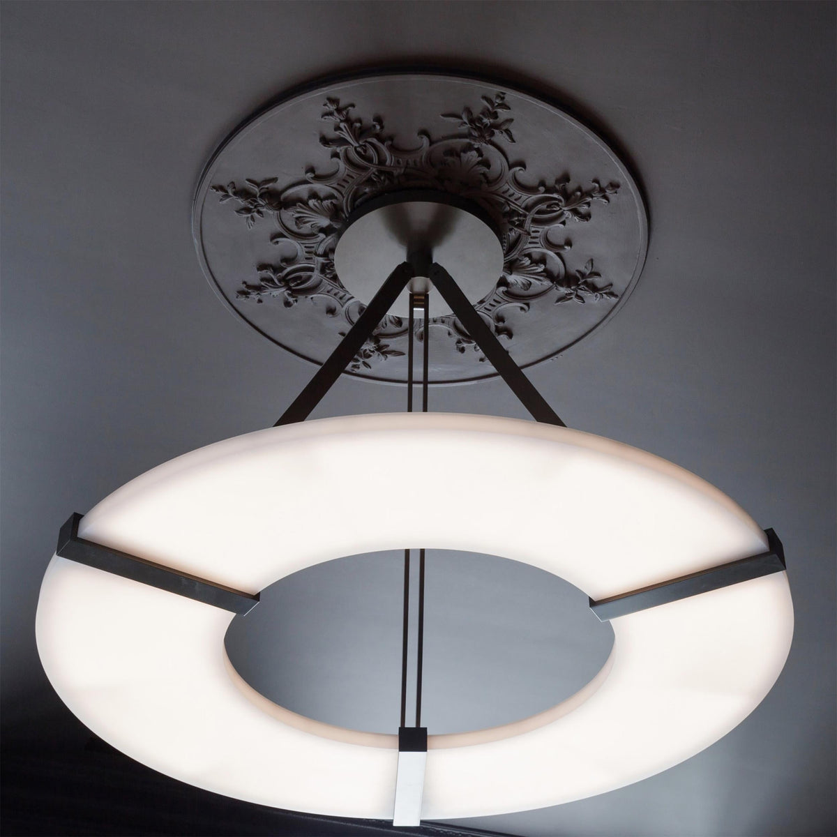 Elirionis Lustre Métal Albâtre Minimaliste Moderne - Neutralighting