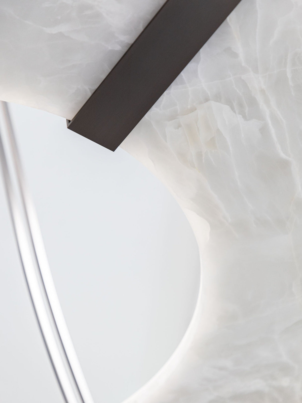 Elirionis Lustre Métal Albâtre Minimaliste Moderne - Neutralighting