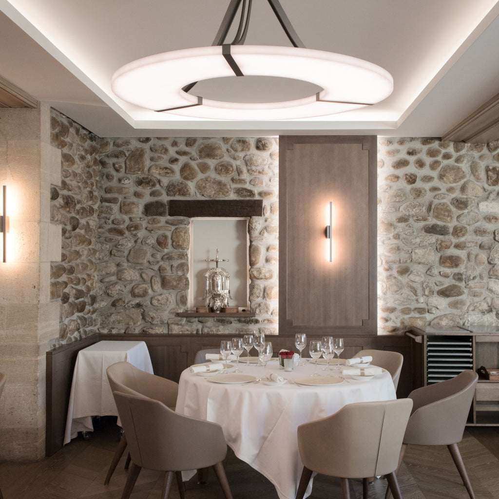 Elirionis Lustre Métal Albâtre Minimaliste Moderne - Neutralighting