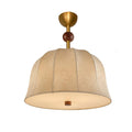 Spheris Plafonnier en tissu et bois pour des intérieurs chaleureux et élégants - Neutralighting