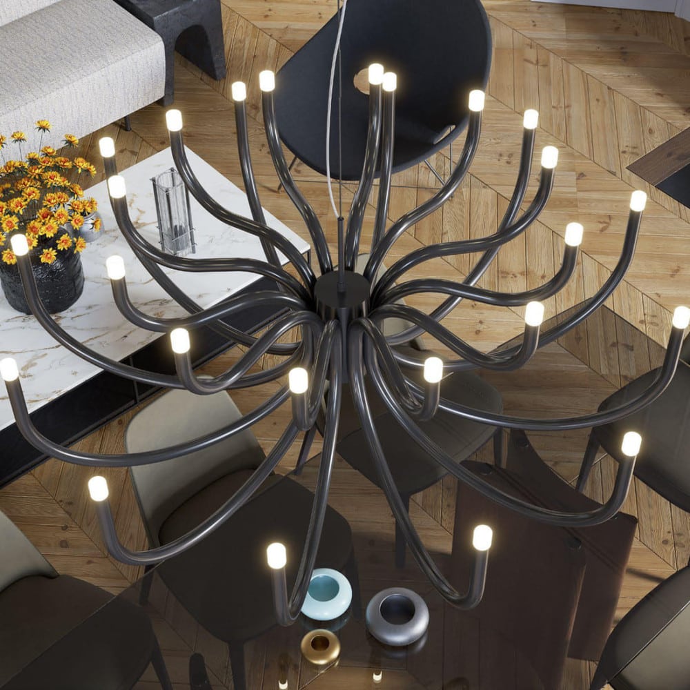 Myvenara Lustre Laiton Métal Créativité Individuelle - Neutralighting