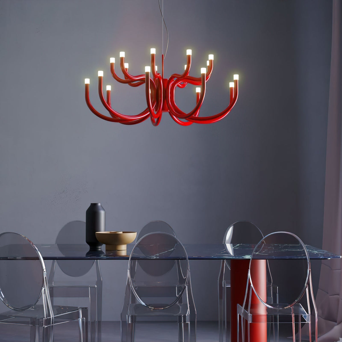 Myvenara Lustre Laiton Métal Créativité Individuelle - Neutralighting