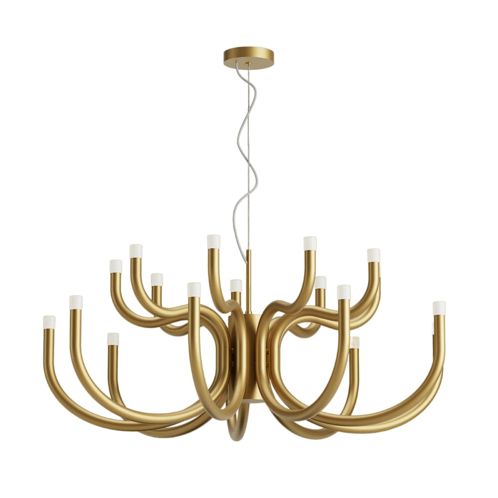 Myvenara Lustre Laiton Métal Créativité Individuelle - Neutralighting