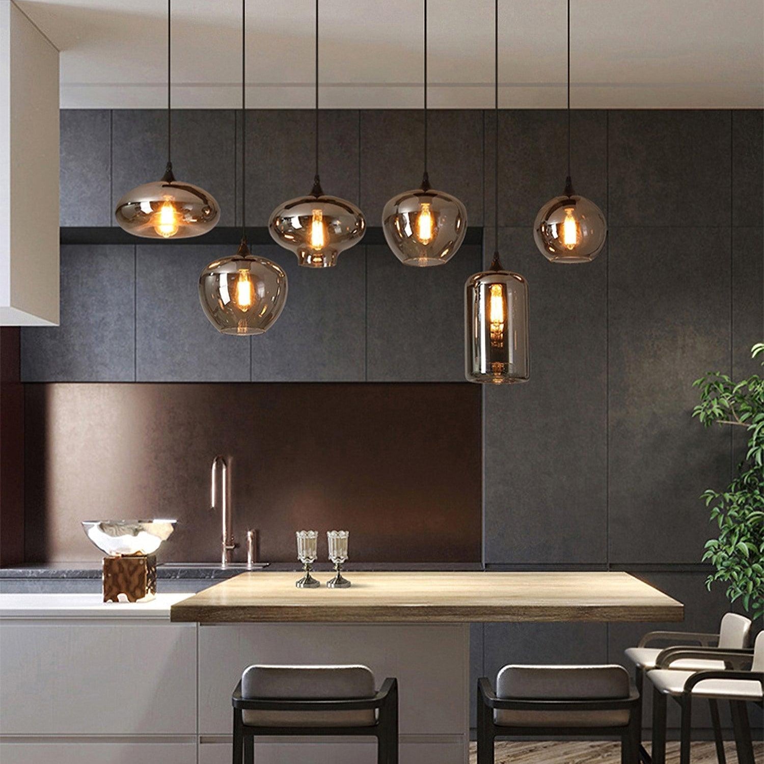 Talis Suspension en Verre Industrielle Chic - Neutralighting