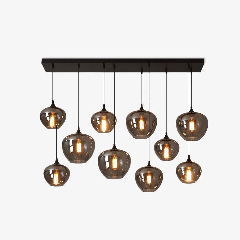 Talis Suspension en Verre Industrielle Chic - Neutralighting