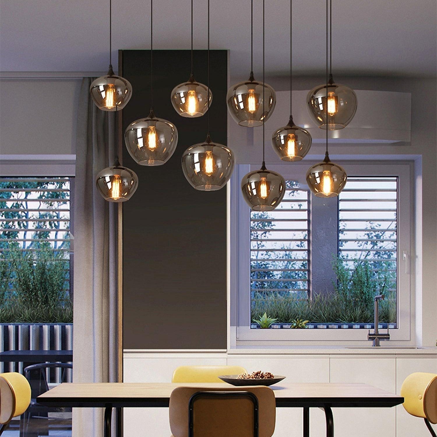 Mirelia Lampe Pendante Industrielle en Verre - Neutralighting