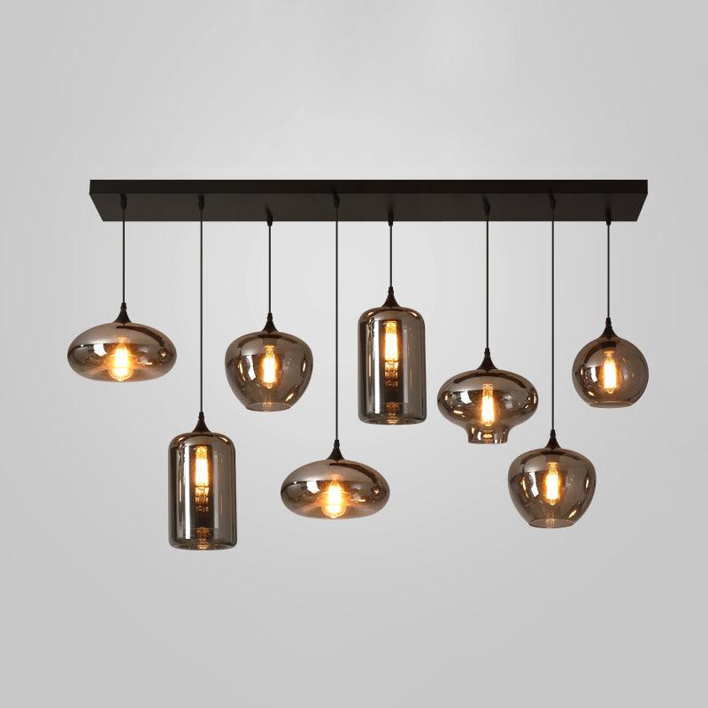 Talis Suspension en Verre Industrielle Chic - Neutralighting