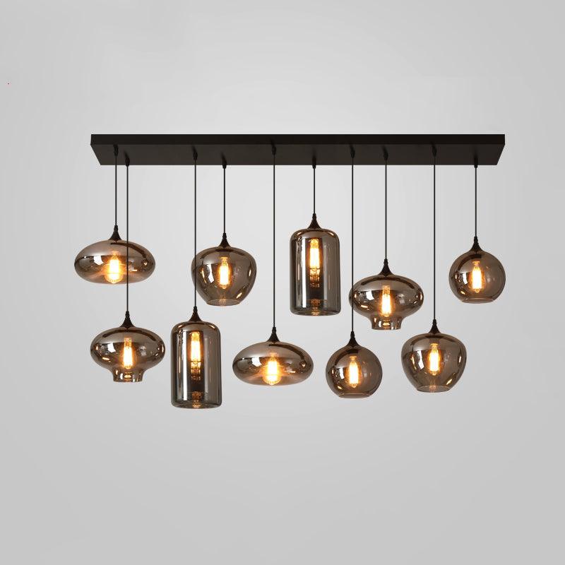 Talis Suspension en Verre Industrielle Chic - Neutralighting