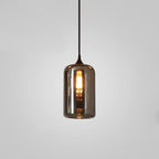 June Suspension Luminaire Industriel Verre Gris Fumé - Neutralighting