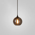 June Suspension Luminaire Industriel Verre Gris Fumé - Neutralighting
