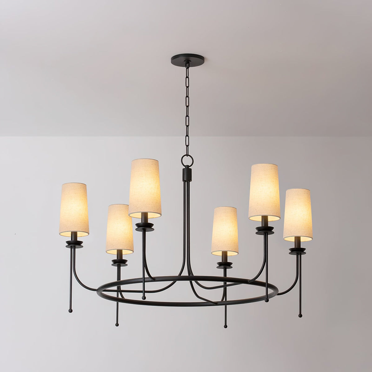 Yovaris Chandelier en Fer Vintage - Neutralighting