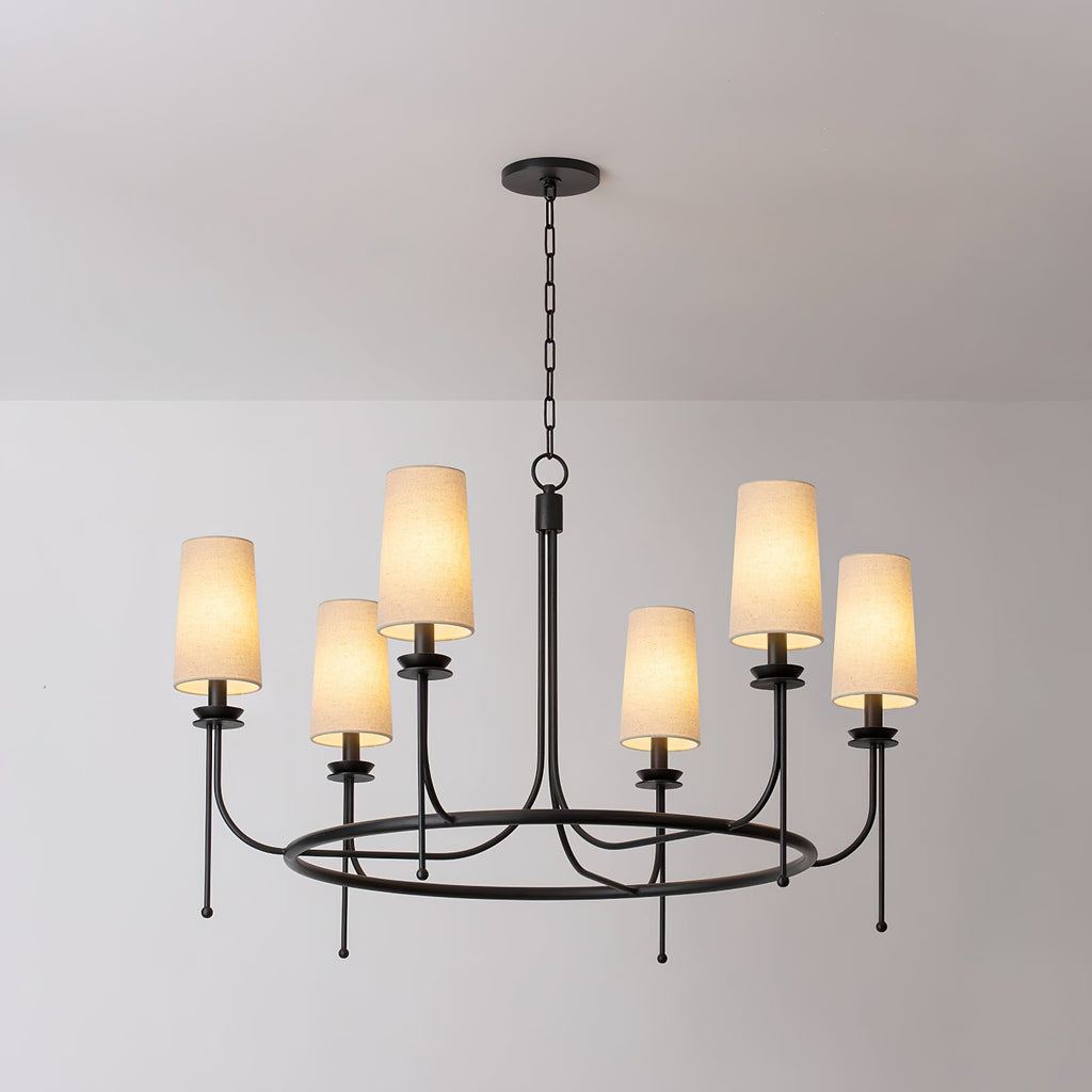 Yovaris Chandelier en Fer Vintage - Neutralighting